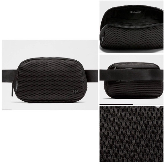 lululemon athletica Handbags - NWT LULULEMON Black Mesh Athletic Bag